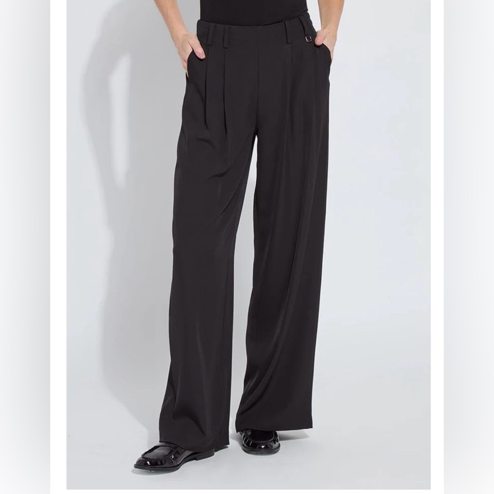 Lysse Black Wide-Leg Pants